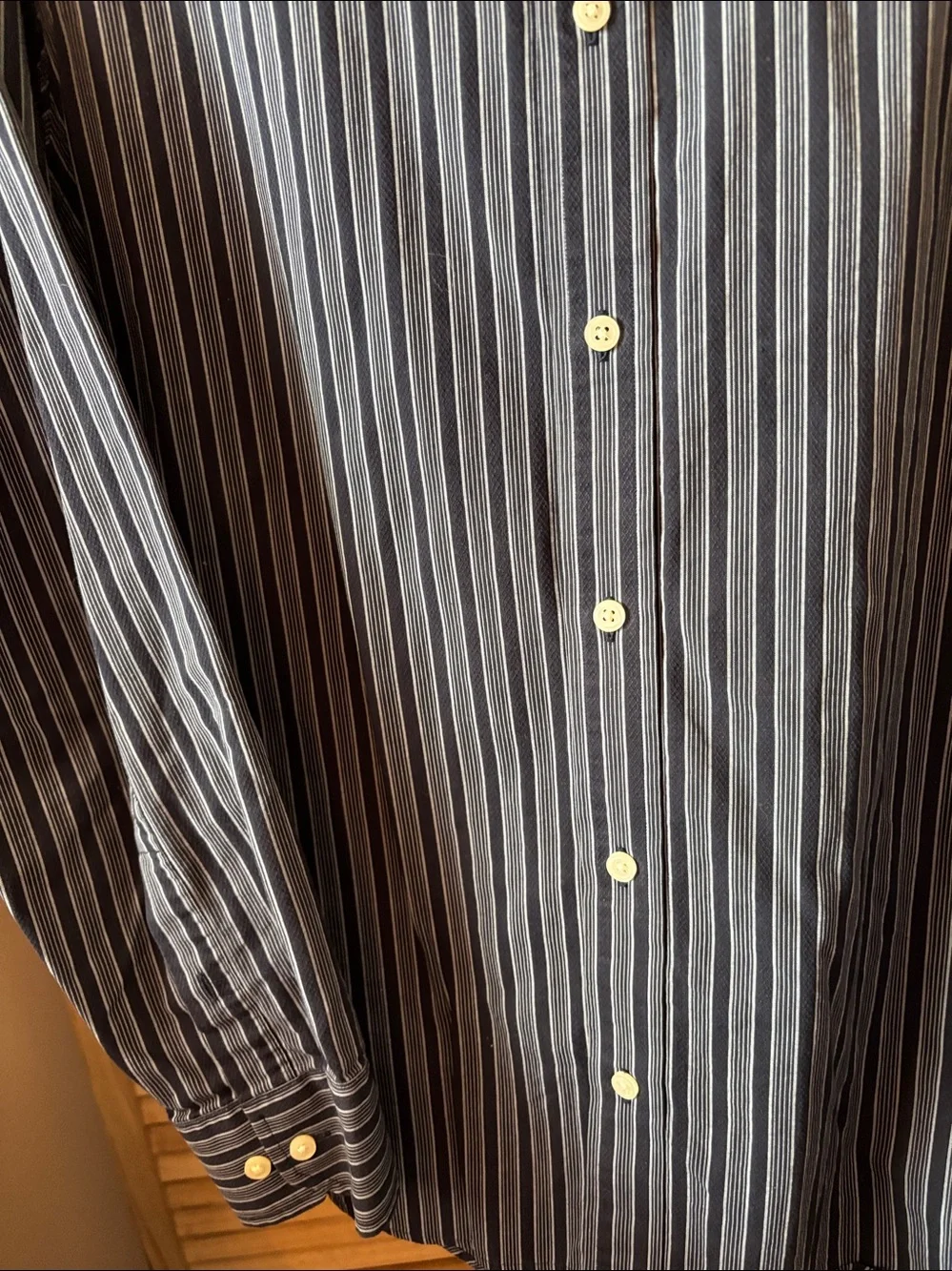 Banana Republic Men's Multi-Stripe Dress Shirt Medium